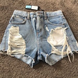 Carmar Denim distressed shorts